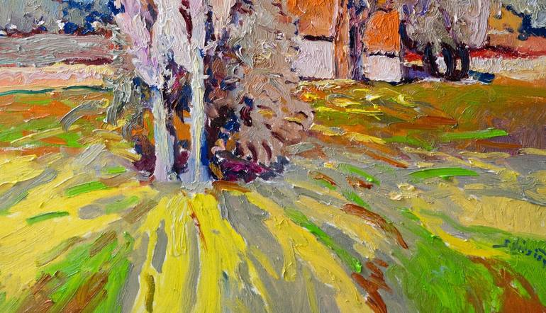 Original Impressionism Landscape Painting by Suren Nersisyan