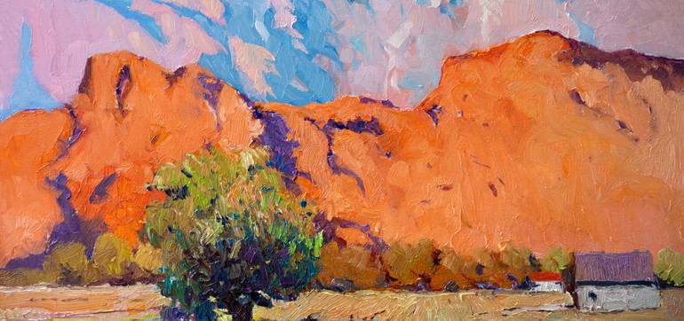 Original Expressionism Landscape Painting by Suren Nersisyan