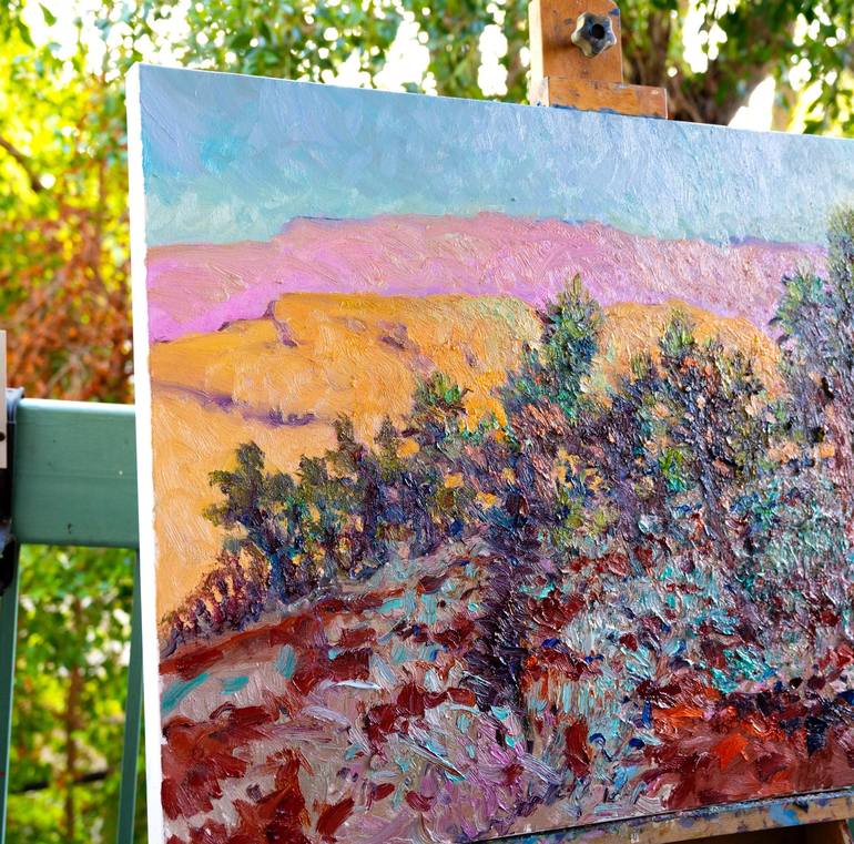 Original Impressionism Landscape Painting by Suren Nersisyan