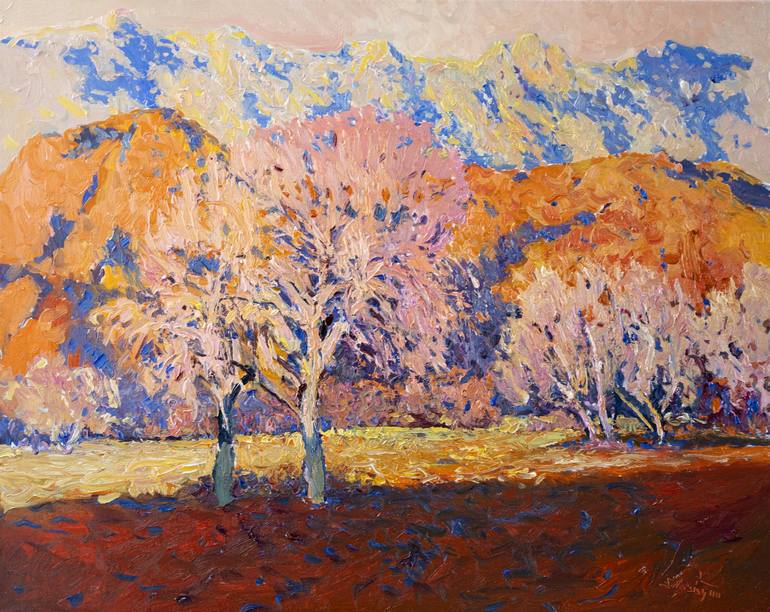 Print of Impressionism Landscape Paintings by Suren Nersisyan
