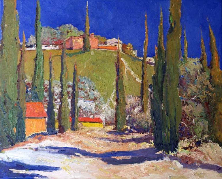 Print of Impressionism Landscape Paintings by Suren Nersisyan