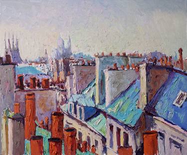 Print of Impressionism Cities Paintings by Suren Nersisyan