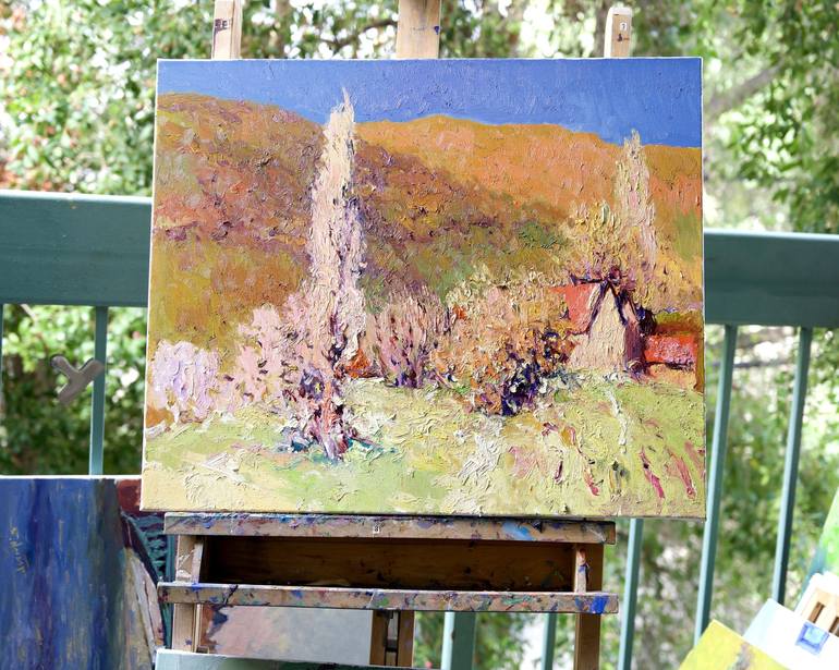 Original Impressionism Landscape Painting by Suren Nersisyan