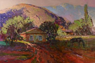 Print of Impressionism Landscape Paintings by Suren Nersisyan