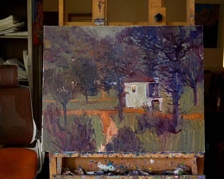 Original Contemporary Landscape Painting by Suren Nersisyan