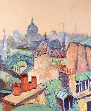 Print of Cities Paintings by Suren Nersisyan