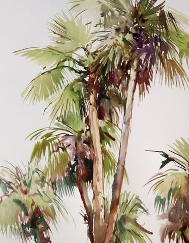 Palm Trees from California Beach thumb