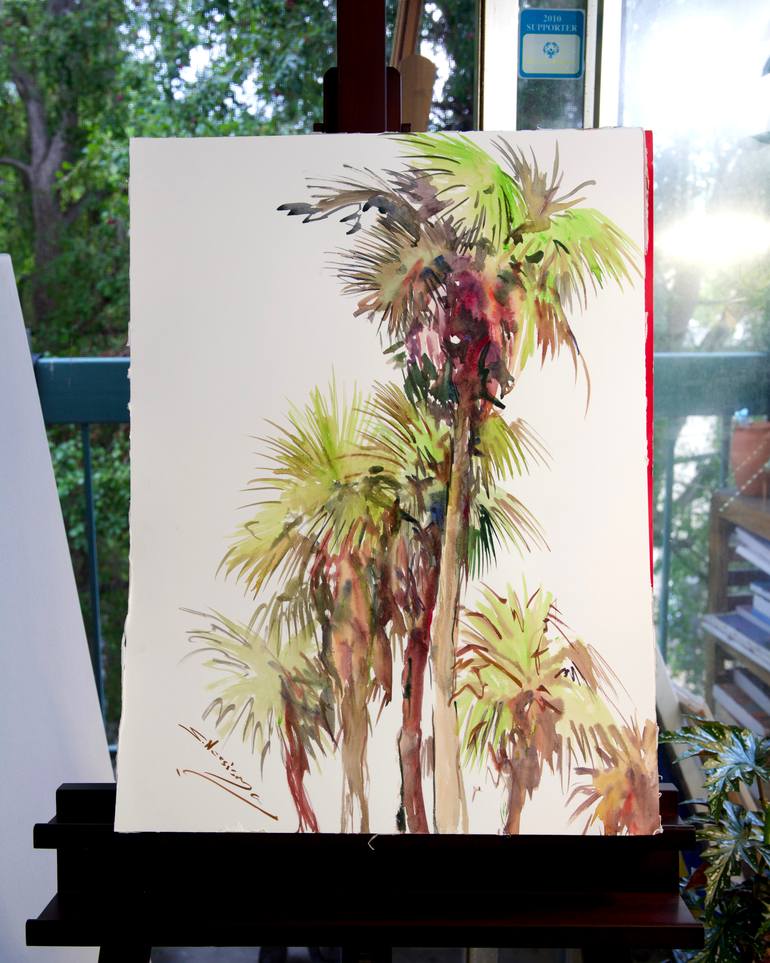 Original Expressionism Landscape Painting by Suren Nersisyan