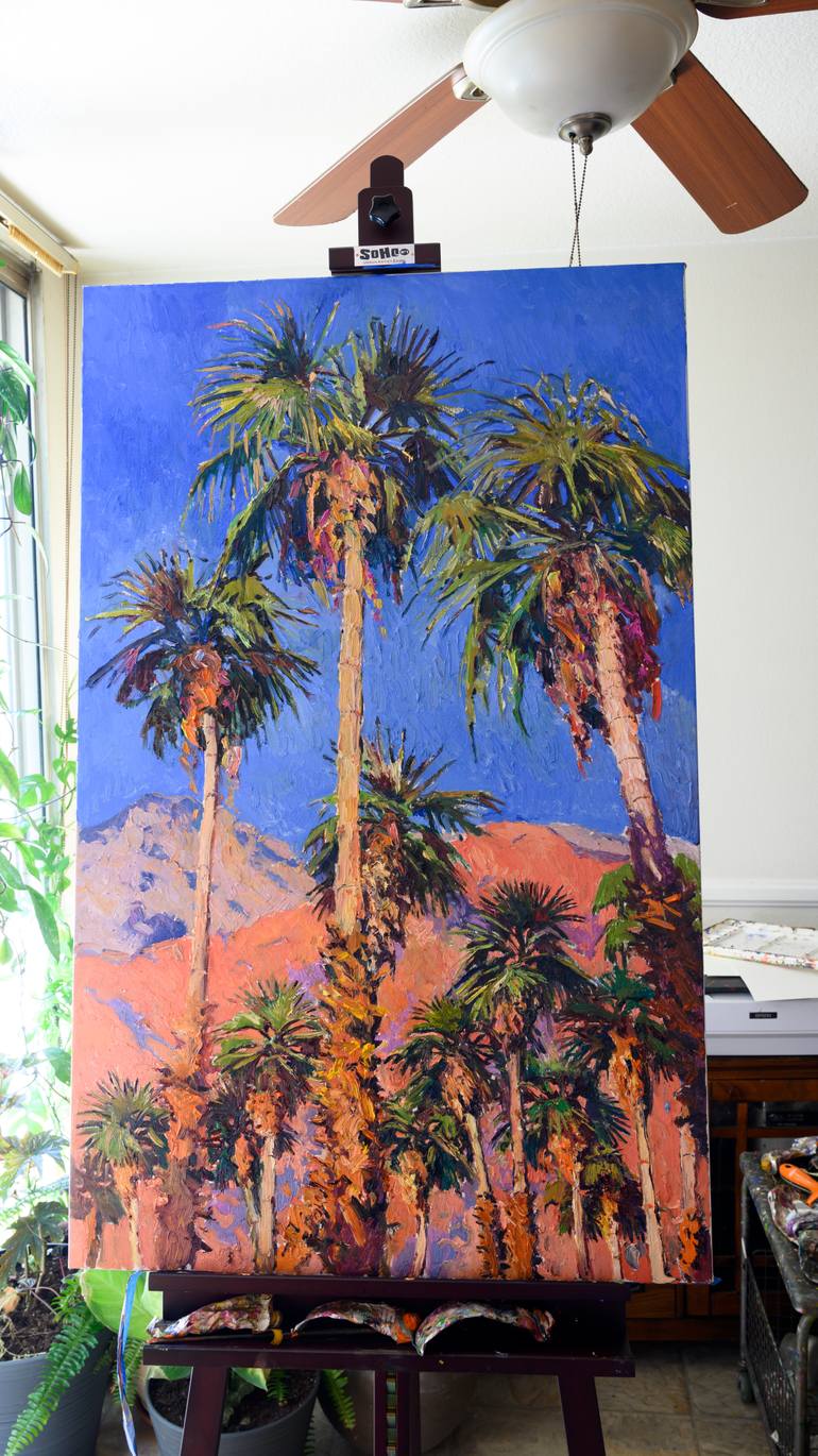 Original Expressionism Landscape Painting by Suren Nersisyan