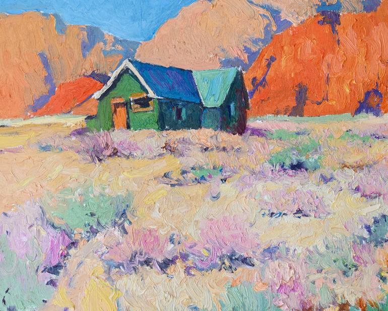 Original Expressionism Landscape Painting by Suren Nersisyan