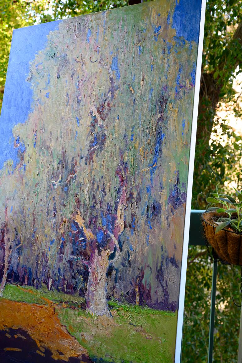 Original Impressionism Landscape Painting by Suren Nersisyan