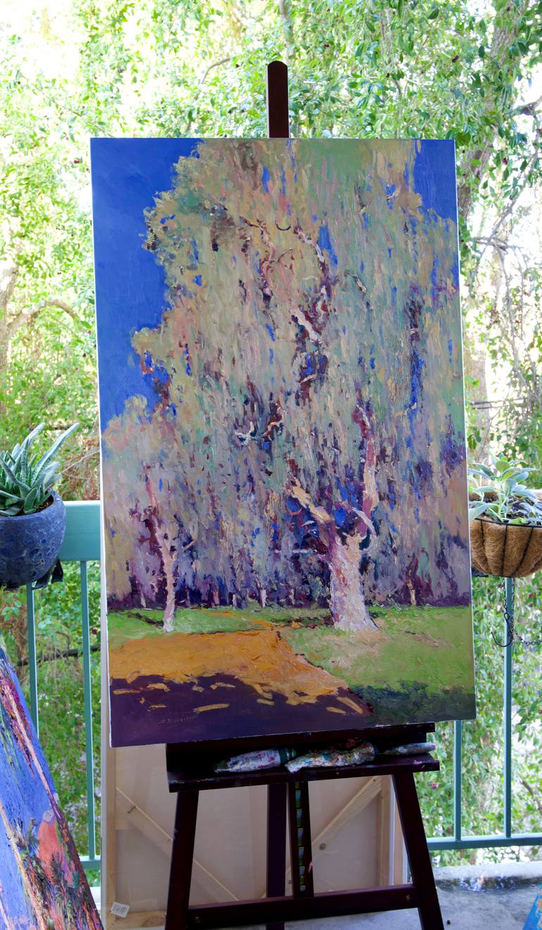 Original Impressionism Landscape Painting by Suren Nersisyan
