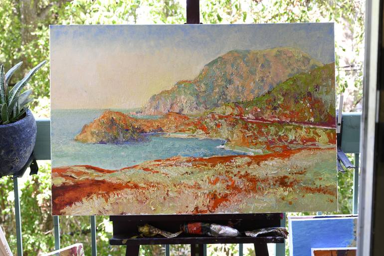 Original Impressionism Seascape Painting by Suren Nersisyan