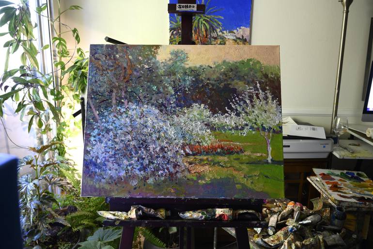 Original Impressionism Landscape Painting by Suren Nersisyan