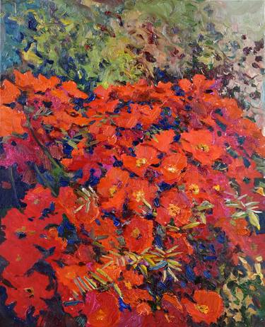 Print of Floral Paintings by Suren Nersisyan