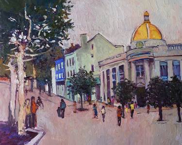 Print of Expressionism Cities Paintings by Suren Nersisyan