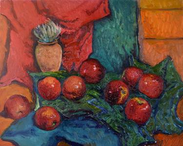 Original Expressionism Still Life Paintings by Suren Nersisyan