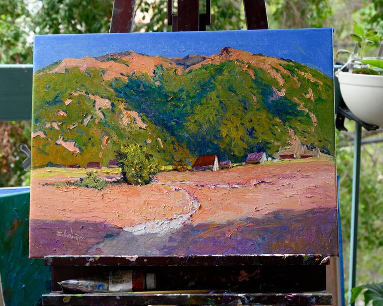 Original Expressionism Landscape Painting by Suren Nersisyan