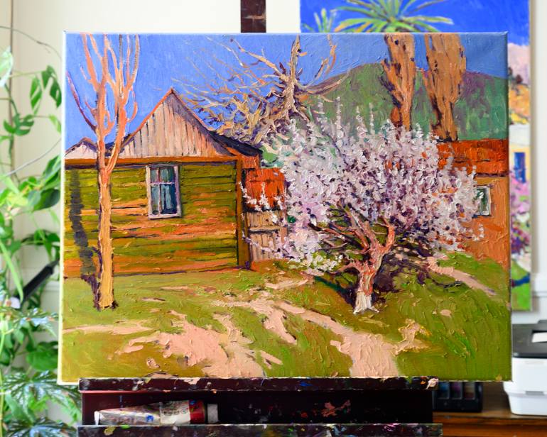 Original Expressionism Landscape Painting by Suren Nersisyan