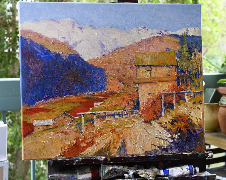 Original Fine Art Landscape Painting by Suren Nersisyan