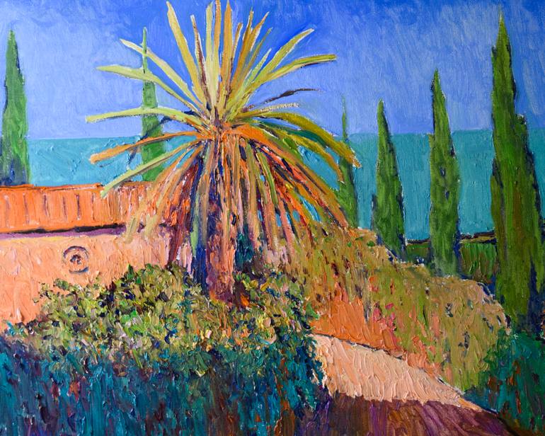Original Expressionism Seascape Painting by Suren Nersisyan