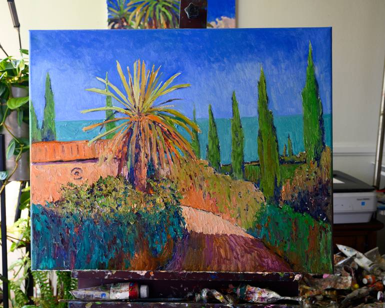 Original Expressionism Seascape Painting by Suren Nersisyan
