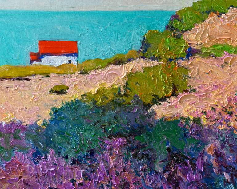 Original Impressionism Seascape Painting by Suren Nersisyan