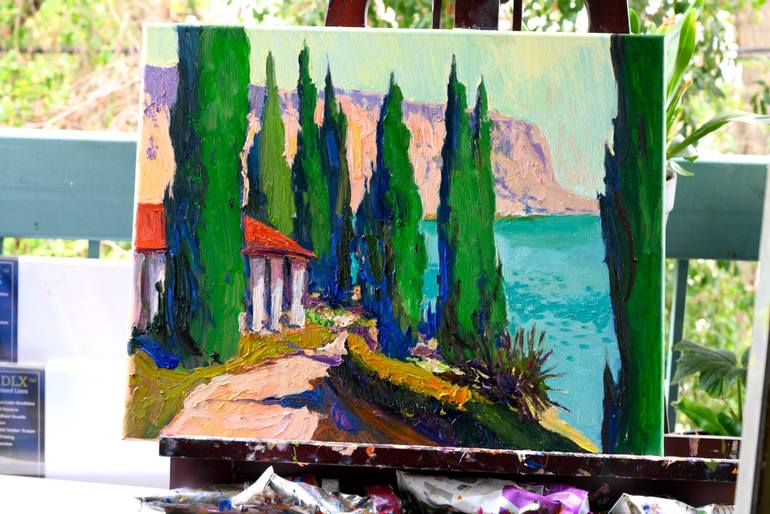 Original Expressionism Seascape Painting by Suren Nersisyan