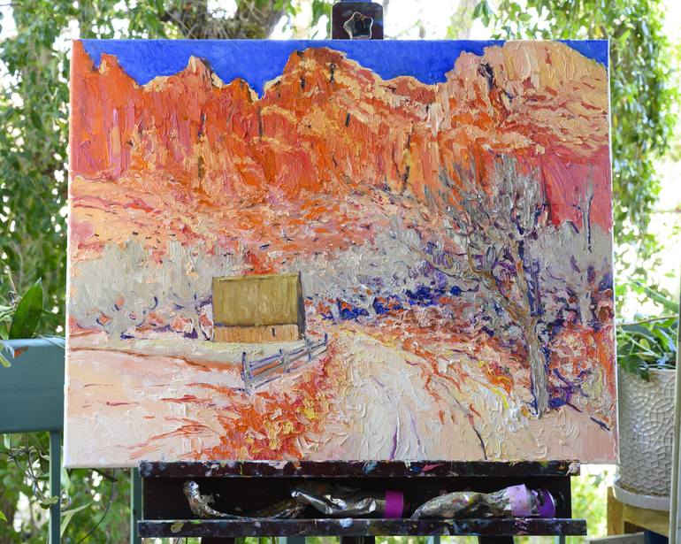 Original Impressionism Landscape Painting by Suren Nersisyan