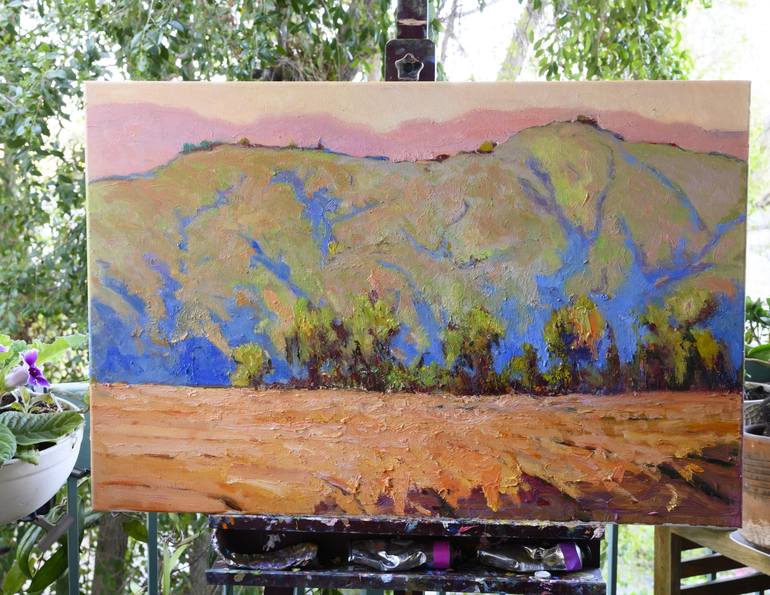 Original Impressionism Landscape Painting by Suren Nersisyan