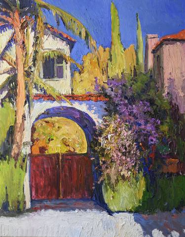 Saatchi Art Artist Suren Nersisyan; Painting, “Backyard in Los Angeles” #art