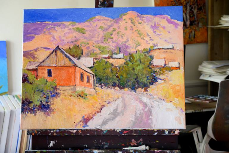 Original Impressionism Landscape Painting by Suren Nersisyan