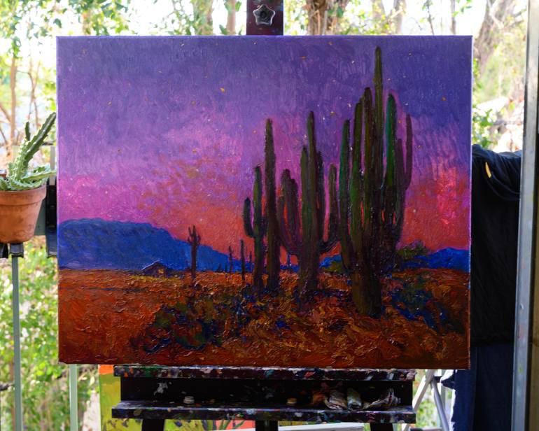 Original Expressionism Landscape Painting by Suren Nersisyan