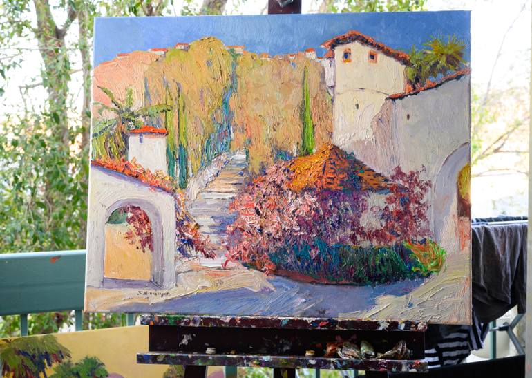 Original Expressionism Landscape Painting by Suren Nersisyan