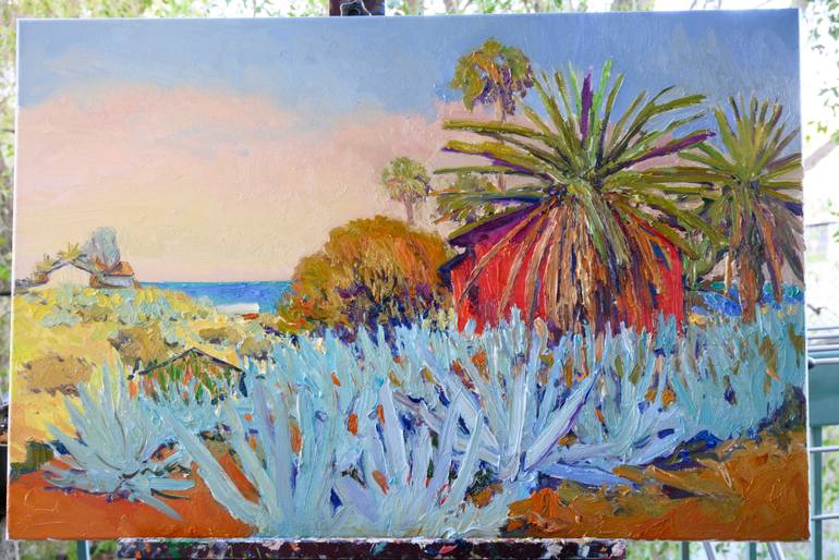 Original Expressionism Seascape Painting by Suren Nersisyan