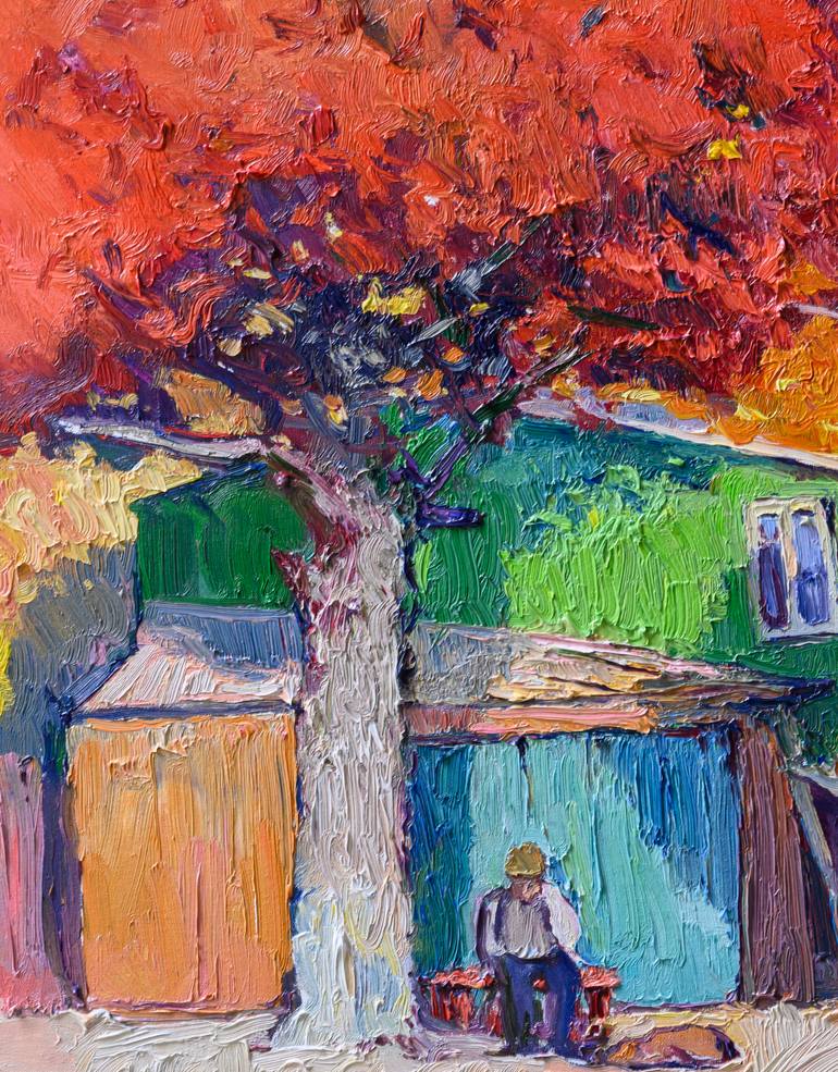 Original Expressionism Landscape Painting by Suren Nersisyan