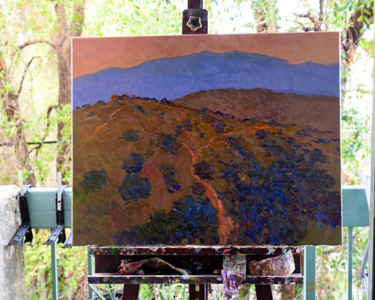 Original Impressionism Landscape Painting by Suren Nersisyan