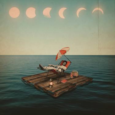 Print of Surrealism Water Collage by Yiannis Roussakis