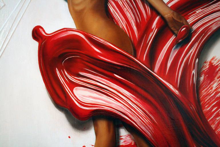 Original Figurative Nude Painting by Philippe Jacquot