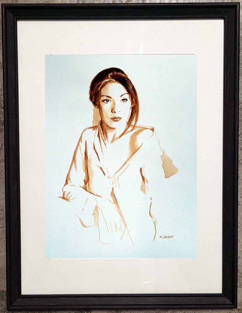Original Figurative Women Painting by Philippe Jacquot