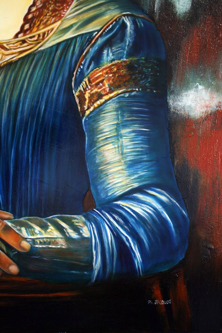Original Figurative Women Painting by Philippe Jacquot