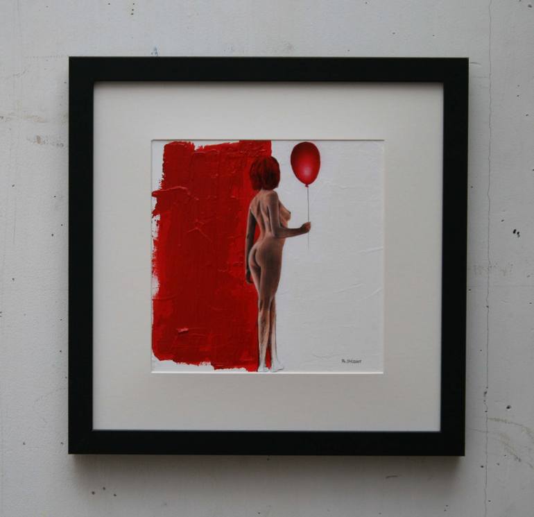 Original Figurative Nude Painting by Philippe Jacquot