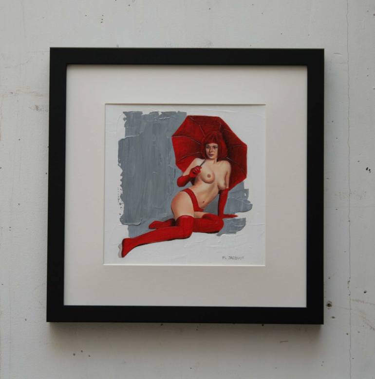 Original Figurative Women Painting by Philippe Jacquot