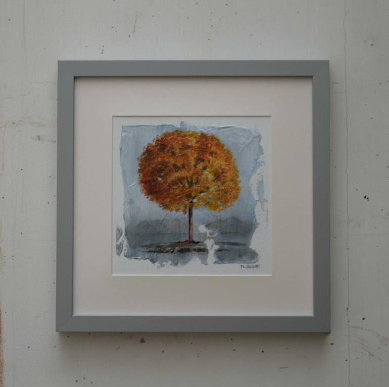 Original Figurative Tree Painting by Philippe Jacquot