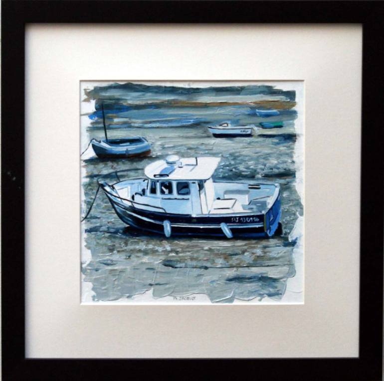 Original Figurative Boat Painting by Philippe Jacquot