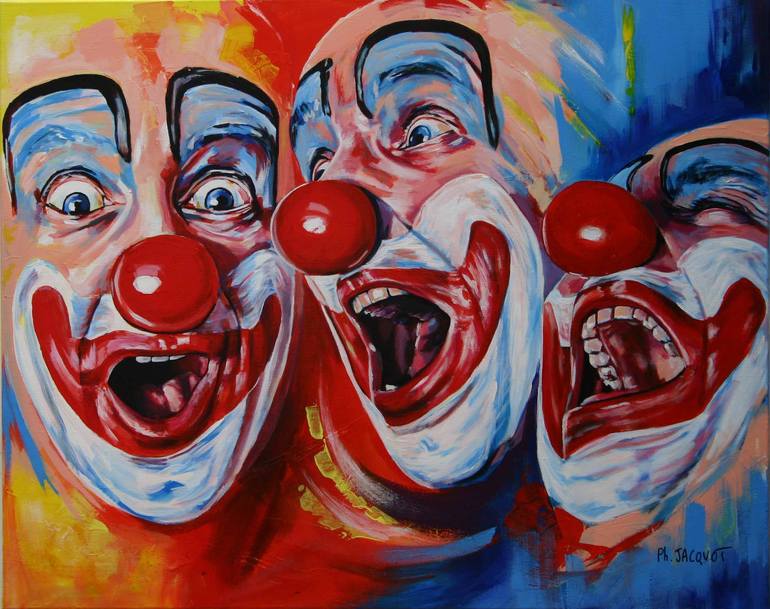 Clown paintings deals