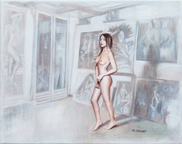 Original Figurative Nude Paintings by Philippe Jacquot