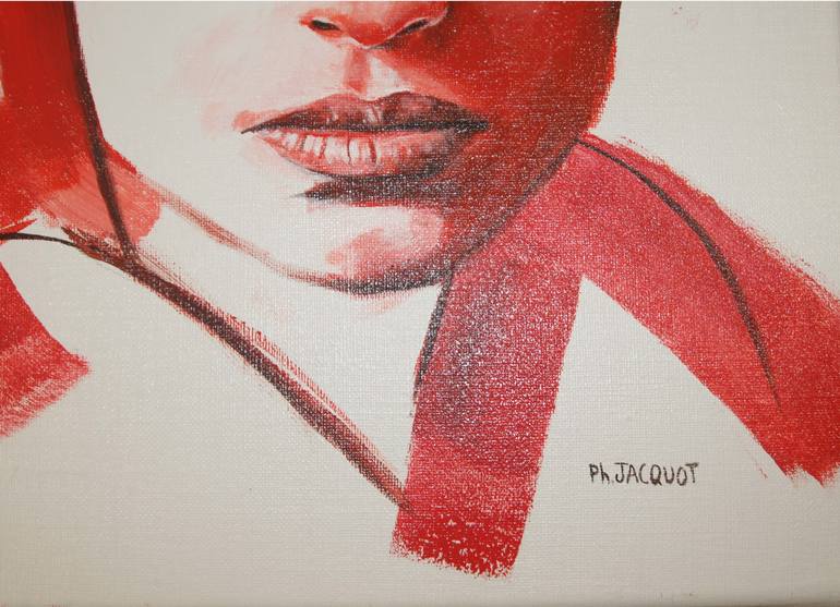 Original Figurative Portrait Painting by Philippe Jacquot