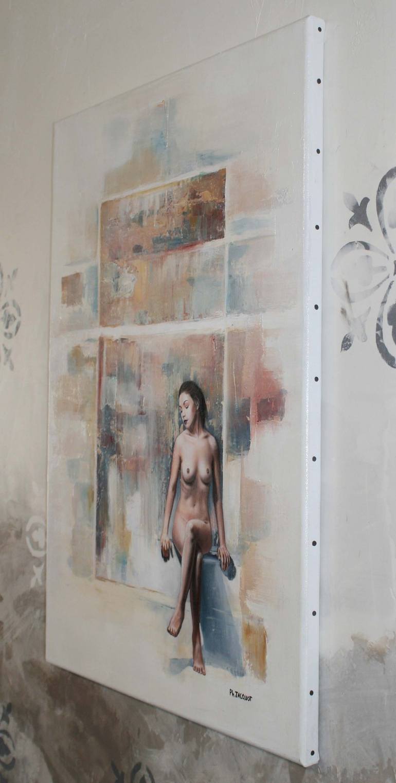 Original Figurative Women Painting by Philippe Jacquot