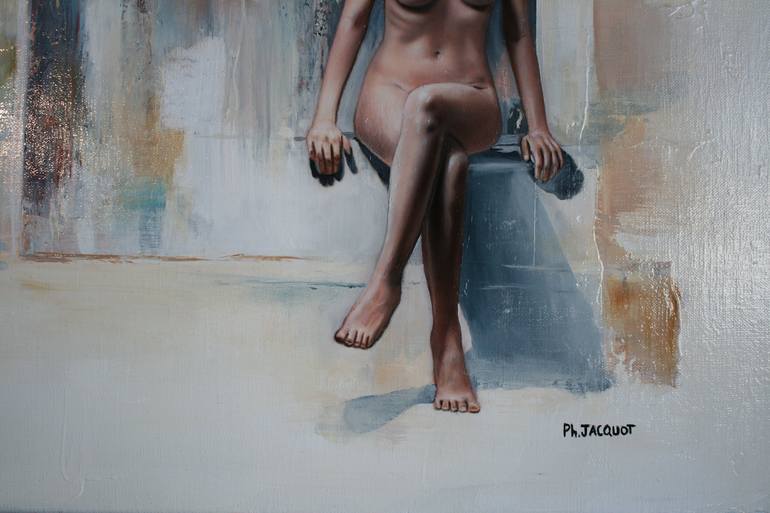 Original Figurative Women Painting by Philippe Jacquot